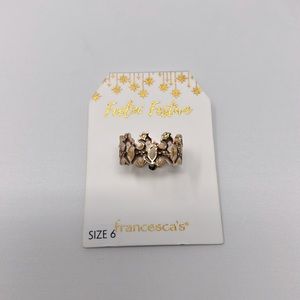 Francesca’s Rudolph the Red Nose Reindeer Christmas Ring Size 6